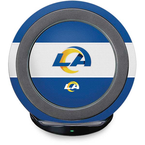 NFL Los Angeles Rams Zone Block Fast Charge Wireless Charging Stand Skin
